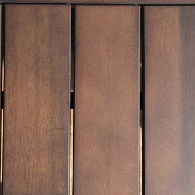 Manila 3pc Acacia Wood Picnic Set Dark Brown - Christopher Knight Home 3 Manila 3pc Acacia Wood Picnic Set Dark Brown - Christopher Knight Home - Image 3