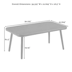 Haven 4pc Outdoor Wicker Conversation Set - Light Gray - Crosley -Crosley shop GUEST 96a1d194 424b 44a2 8bfb b247cfdecaaa