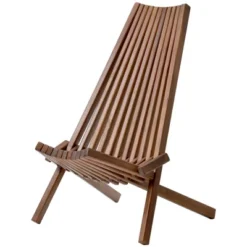 Folding Wood Chair - Natural - WELLFOR -Crosley shop GUEST 97e1475e 0cd9 45f4 a640 aabf0975b715