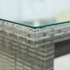 6pc Wicker Patio Set With Glass Table Ottomans - Gray/Dark Gray - GODEER 37 6pc Wicker Patio Set With Glass Table Ottomans - Gray/Dark Gray - GODEER -Crosley shop GUEST 9a1907c3 07ee 4064 913e 4d475fcc6bb2 1