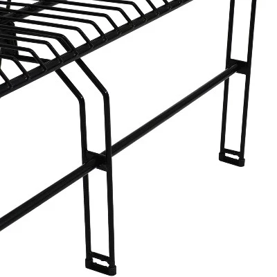 Sunnydaze Decor Sunnydaze Indoor/Outdoor Modern Furniture Steel Wire Patio Bench - Black - 30.75" H 3 Sunnydaze Decor Sunnydaze Indoor/Outdoor Modern Furniture Steel Wire Patio Bench - Black - 30.75" H - Image 3