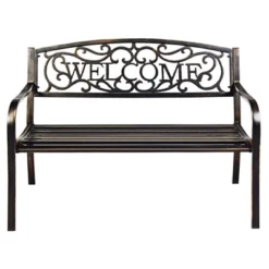 Costway Garden Bench Outdoor Furniture Porch Path Loveseat Chair -Crosley shop GUEST 9eff748a 6b59 4bef b1bb 98fe778646e6