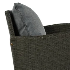 6pc Outdoor Set With Loveseats, Sofa, Chair, Bench & Coffee Table - Gray - GODEER -Crosley shop GUEST 9f2ef37e 1c6d 420d 9774 6db2618da963