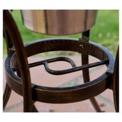 Angeles 3pc Cast Aluminum Bistro Set - Copper - Christopher Knight Home -Crosley shop GUEST a155ff2b feb7 43bb a905 454224774f09