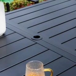 7pc Outdoor Dining Set With 37" Table & Swivel Arm Chairs - Captiva Designs -Crosley shop GUEST a346cc96 5307 4a18 9785 4793b4beabb9