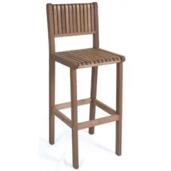 Ibiza 3pc Patio Eucalyptus Wood Bar Dining Set - International Home Miami -Crosley shop GUEST a4384cab 81ec 4e12 ade0 681dbc9ffb07