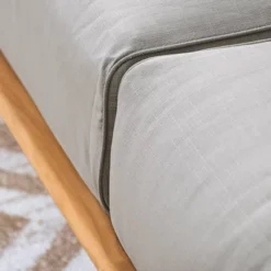 Caterina Teak Patio Sofa With Cushion - Beige - Cambridge Casual -Crosley shop GUEST a4f329a0 d878 4cba bafa 31183cadf68b