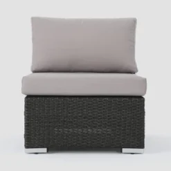 Santa Rosa 8pc Wicker Sectional Sofa Set - Gray/Silver - Christopher Knight Home 5 Santa Rosa 8pc Wicker Sectional Sofa Set - Gray/Silver - Christopher Knight Home -Crosley shop GUEST a8be11bc bcf8 4e28 b20e b35a0ebaa2c5