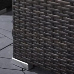 Venice 6pc Classic Outdoor Wicker Sectional Sofa With Seat And Back Cushion - Black - Vifah 11 Venice 6pc Classic Outdoor Wicker Sectional Sofa With Seat And Back Cushion - Black - Vifah -Crosley shop GUEST a937ceab 4e2e 45cd 9f8d 7320d1f8158b