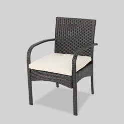 Palermo 6pc Aluminum & Wicker Patio Dining Set - Brown - Christopher Knight Home -Crosley shop GUEST adf2903d 2cd4 4a02 8032 ff845bbd70b8