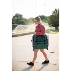 Stansport Folding Stadium Seat With Arms Green/Tan -Crosley shop GUEST af9a0ae4 a0d9 45b1 9b28 9e51e77dcda4