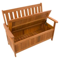 Outdoor Storage Bench - Natural - CorLiving -Crosley shop GUEST b00f72c1 b20a 4f1f 929c 8ab534063b22