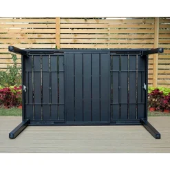 7pc Patio Dining Set With Expandable Steel Table & Metal Padded Arm Chairs - Captiva Designs -Crosley shop GUEST b079f64c 375c 4ad3 9601 55855ef6bf36