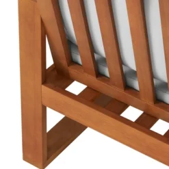 Grafton Eucalyptus 2 Seat Outdoor Bench With Cushions - Gray/Natural - Alaterre Furniture -Crosley shop GUEST b0a0ff14 2383 4894 8116 a979bd32ebb9