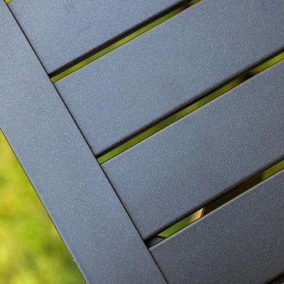 5pc Patio Dining Set With Steel Table With 1.57" Umbrella Hole & Padded Arm Chairs - Captiva Designs 7 5pc Patio Dining Set With Steel Table With 1.57" Umbrella Hole & Padded Arm Chairs - Captiva Designs - Image 7