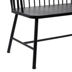 Traditional Outdoor Patio Bench - Black - Olivia & May 28 Traditional Outdoor Patio Bench - Black - Olivia & May -Crosley shop GUEST b2842075 b1ac 4266 af17 c3222e3b1641