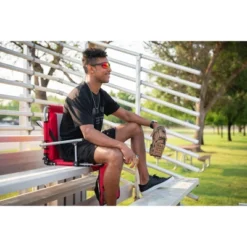 Stansport Folding Stadium Seat With Arms Red/Tan -Crosley shop GUEST ba25ed7c 6aeb 42d3 9df7 6db903be138c