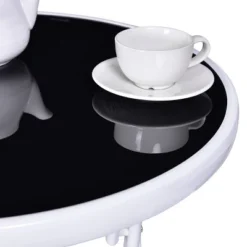 Costway 3 PCS Folding Bistro Table Chairs Set Garden Backyard Patio Furniture Black -Crosley shop GUEST bb5d2283 5b82 4e39 909a b83a7c065397