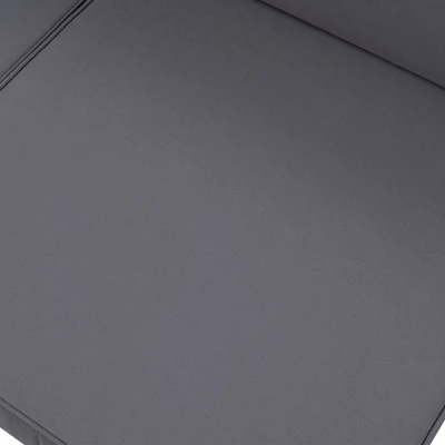 3pc Outdoor Acacia Wood Sectional Conversation Set With Cushions - Gray - GODEER 11 3pc Outdoor Acacia Wood Sectional Conversation Set With Cushions - Gray - GODEER - Image 11