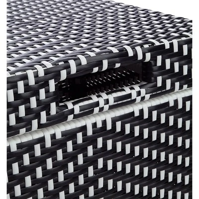 2pc Maksville Aluminum Patio Loveseat & Trash Can - MiBasics 9 2pc Maksville Aluminum Patio Loveseat & Trash Can - MiBasics - Image 9