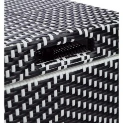 2pc Maksville Outdoor Aluminum Storage Bench & Trash Can - MiBasics -Crosley shop GUEST bd33919a a2ef 4eef a6be 43b3a0b1d734