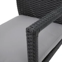 Corsica Set Of 2 Wicker Dining Chair With Cushions - Gray - Christopher Knight Home -Crosley shop GUEST c0268817 dfe3 4a11 b381 f60cf93c3c59