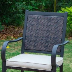 7pc Patio Dining Set With Steel Table & Chairs With Cushions - Captiva Designs 14 7pc Patio Dining Set With Steel Table & Chairs With Cushions - Captiva Designs -Crosley shop GUEST c28904d5 a869 4b67 96ec c44fb96f0d01