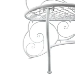 38" X 62" Metal Butterfly Outdoor Bench White - Alpine Corporation -Crosley shop GUEST c2a6857c bab8 48f9 b97f 9749c0d99e2c