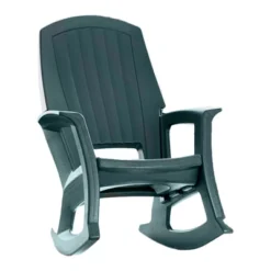 Semco Rockaway Heavy-Duty All-Weather Low Maintenance Easy Assembly Plastic Outdoor Rocking Chair For Deck And Patio, Green (4 Pack) -Crosley shop GUEST c3148159 528f 4278 8228 c5063fdde40b