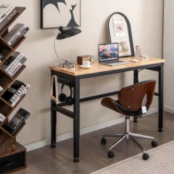 Costway 53" Adjustable Height Workbench 1760lbs Capacity Workstation W/ Power Outlets -Crosley shop GUEST c3396a1d b48f 40f3 afb0 c5e77cd3127f