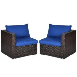 Costway 4PCS Patio Rattan Corner Sofa Sectional Furniture SetBlueBeigeNavy Cushion 15 Costway 4PCS Patio Rattan Corner Sofa Sectional Furniture SetBlueBeigeNavy Cushion -Crosley shop GUEST c374fb0d 0d94 4804 abd1 5ea9cff08064