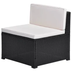 10pc Wicker Patio Sectional Seating Set With Cushion - Black/Beige - GODEER 16 10pc Wicker Patio Sectional Seating Set With Cushion - Black/Beige - GODEER -Crosley shop GUEST c3e52b0d d620 4153 be83 78bf0b021c20 1