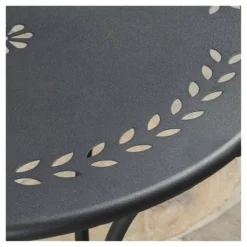 Lourdes 3pc Cast Iron Patio Bistro Set - Black Sand - Christopher Knight Home 4 Lourdes 3pc Cast Iron Patio Bistro Set - Black Sand - Christopher Knight Home -Crosley shop GUEST c4043248 8c94 43a2 894a 6278497dda53