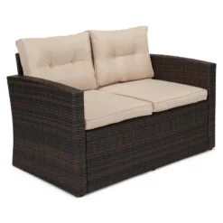 5pc Wicker Outdoor Conversation Set - EDYO LIVING -Crosley shop GUEST c60a8909 e95a 499c 8d16 46126bfb33be