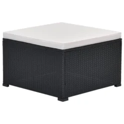 10pc Wicker Patio Sectional Seating Set With Cushion - Black/Beige - GODEER 22 10pc Wicker Patio Sectional Seating Set With Cushion - Black/Beige - GODEER -Crosley shop GUEST c83526b9 1731 40e0 ba1c e2102fc6c4e8 1