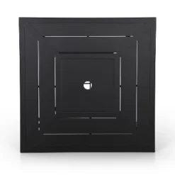 5pc Outdoor Set With Swivel Stools With Cushions & Square Metal Table - Beige - Captiva Designs -Crosley shop GUEST c9052e1c b151 4583 b76a d710c0f791d1