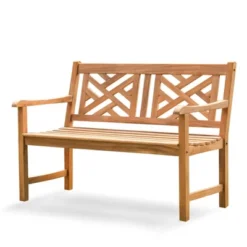 Cambridge Casual Isla Teak Patio Garden Bench -Crosley shop GUEST c99861d6 9b1c 4d04 832e d61c74b2ff41