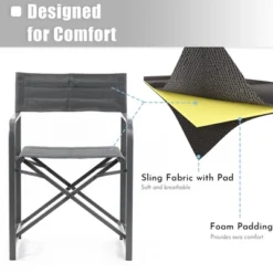 Aoodor Portable Aluminum Camping Chair-4 Chairs -Crosley shop GUEST ca17ac57 a95c 45da 8cf6 2b791efb8499