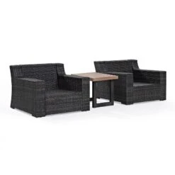 Beaufort 3pc Outdoor Wicker Seating Set With Side Table - Mist - Crosley 10 Beaufort 3pc Outdoor Wicker Seating Set With Side Table - Mist - Crosley -Crosley shop GUEST ce7b30cd a713 4a67 8585 7b1194bd7a02
