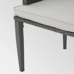 Hillhurst 4pk Wicker Dining Chairs Gray - Christopher Knight Home -Crosley shop GUEST d0c4b898 fa32 460c b526 819c0d838710