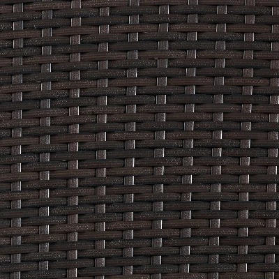 Palm Harbor 6pc Outdoor Wicker Sectional Set - Gray - Crosley 5 Palm Harbor 6pc Outdoor Wicker Sectional Set - Gray - Crosley - Image 5