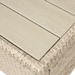 6pc Wicker Patio Set With Benches - Brown/Gray - GODEER -Crosley shop GUEST d5164232 9be6 42fd b822 dbe77d5be61b