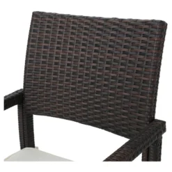 Rhode Island Set Of 2 Wicker Dining Chairs - Multibrown - Christopher Knight Home -Crosley shop GUEST d52ea678 619a 4154 b6d0 2b52136e1c22