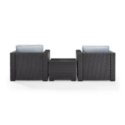 Biscayne 3pc Outdoor Wicker Seating Set - Mist - Crosley -Crosley shop GUEST d5a29f63 4748 46de bfa7 46b7f2ae5780