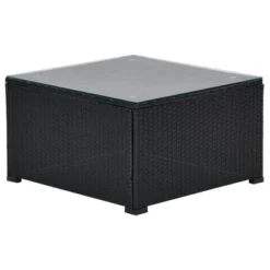 10pc Wicker Patio Sectional Seating Set With Cushion - Black/Beige - GODEER 18 10pc Wicker Patio Sectional Seating Set With Cushion - Black/Beige - GODEER -Crosley shop GUEST d5a39b35 6a1b 4abd 808d c26ad6b2f351 1