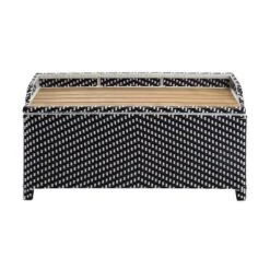 2pc Maksville Outdoor Aluminum Storage Bench & Trash Can - MiBasics -Crosley shop GUEST d6f0f428 a13b 4ed2 9965 ed847a1503ab