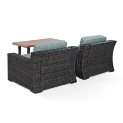 Beaufort 3pc Outdoor Wicker Seating Set With Coffee Table - Mist - Crosley 14 Beaufort 3pc Outdoor Wicker Seating Set With Coffee Table - Mist - Crosley -Crosley shop GUEST d84b12b5 c0b4 4d28 9569 c7ecd6fdbe1d