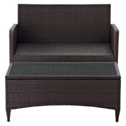 Kiawah 2 Piece Outdoor Wicker Seating Set With Chair & Ottoman - Sangria - Crosley 9 Kiawah 2 Piece Outdoor Wicker Seating Set With Chair & Ottoman - Sangria - Crosley -Crosley shop GUEST d972e69f 8d9d 4086 a228 838d016f1fad
