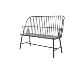 Traditional Outdoor Patio Bench - Black - Olivia & May 18 Traditional Outdoor Patio Bench - Black - Olivia & May -Crosley shop GUEST dab9c92f 670a 4640 8410 0ff9e9b62ab6