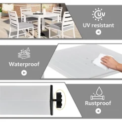 Outdoor Four-Seat Dining Set For Patios, Balconies And Lawns - ModernLuxe 23 Outdoor Four-Seat Dining Set For Patios, Balconies And Lawns - ModernLuxe -Crosley shop GUEST db99dcc6 d264 4df5 8289 56c64cddbda3